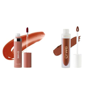 MARS Drip Lip Mist for Women (4.5 ml) (01-Peachy Drip) Reapplication Matte Liquid Lip Color | Long Lasting | Non-Transfer & Waterproof Lipstick for Women (4.5 ml) (05-Chocolate Delight)